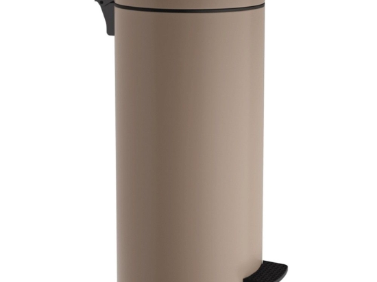 Κάδος Απορριμμάτων Soft Close 20Lt 18-310-103 25x55cm Matte Beige Pam&Co Stainless Steel