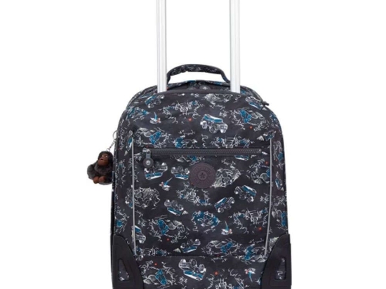 Σακίδιο Πλάτης - Trolley Παιδικό Για Laptop 15" Sari Jungle Fun Race I4420-TJ3 48x32,5x25cm 27lt Multi Kipling Polyester-Polyamide