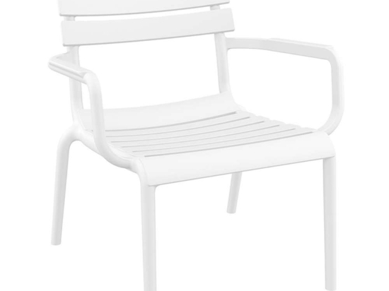 Πολυθρόνα Paris Lounge 20.0491 68x70x40/76cm White