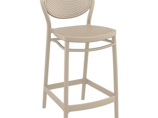Σκαμπό Marcel 20.0655 44Χ50Χ96cm Dove Grey Siesta Πολυπροπυλένιο