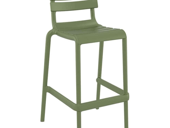 Σκαμπό Μπαρ Helen 20.0834 75cm Olive Green
