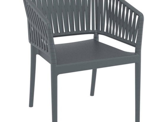 Πολυθρόνα Portofino 20.0871 58x58x80cm Dark Grey