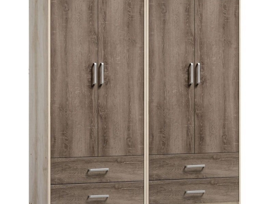 Ντουλάπα Τετράφυλλη Olyms 200-000163 Castillo-Toro 162x57x183 Μελαμίνη