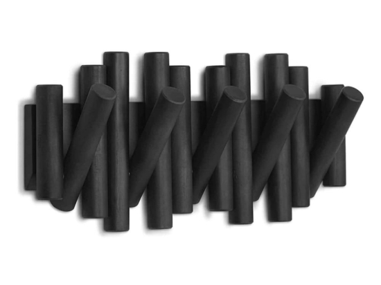 Κρεμάστρα Picket Rail 1011471-040 Black Ξύλο