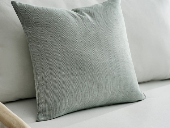 Μαξιλαροθήκη Διακοσμητική Rene SS24 732 Green Aqua Gofis Home 50X50 Βαμβάκι-Πολυέστερ