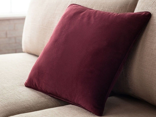 Μαξιλαροθήκη Διακοσμητική Loriane 956/19 Cherry Gofis Home 43X43 Πολυέστερ