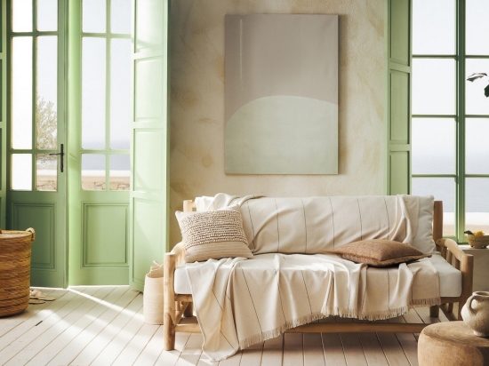 Ριχτάρι Izara 185/05 Διθέσιου Natural-Grey Gofis Home Διθέσιο 220x250cm 100% Βαμβάκι