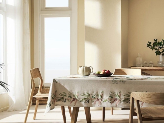 Τραπεζομάντηλο Zienna 218 Multi Gofis Home 135Χ135 Βαμβάκι-Λινό
