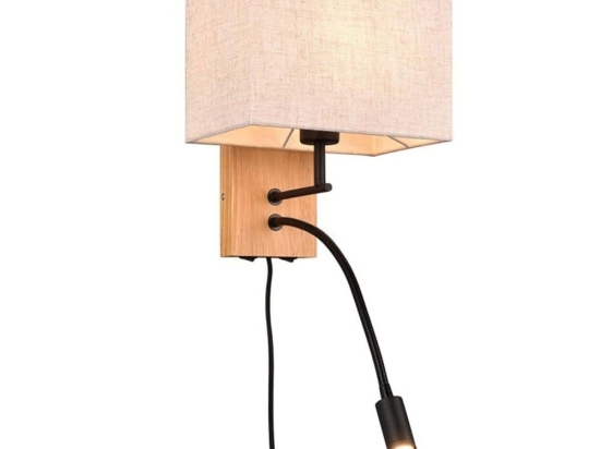 Φωτιστικό Τοίχου - Απλίκα Nilam 212870236 25x30cm 1xE27 28W Natural-White Trio Lighting