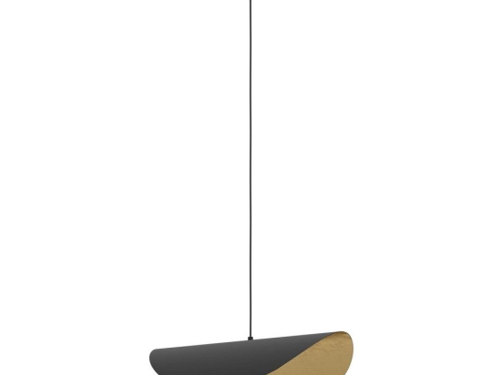 Φωτιστικό Οροφής Κρεμαστό Saceda 390393 Ε27 53x37x150cm Black-Gold Eglo