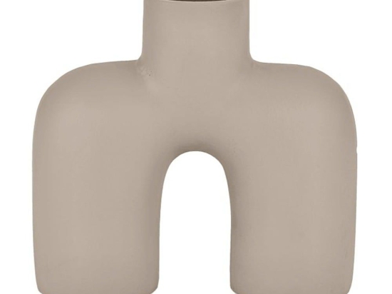 Βάζο Brower 421061 25x7,8x18cm Sand Eglo Αλουμίνιο