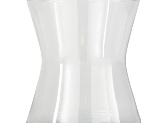 Βάζο Γυάλινο Delnite 421095 Φ23x25cm Clear Eglo Γυαλί