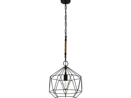 Φωτιστικό Οροφής 'Cottingham' 43328 Black Eglo Μέταλλο