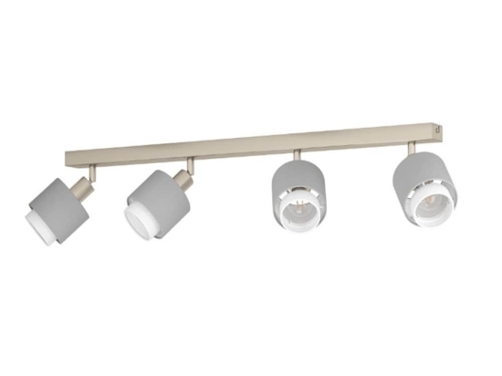 Φωτιστικό Οροφής - Σποτ Bellizzi 901048 75x9x18,5cn 4xE14 Grey-Nickel Eglo