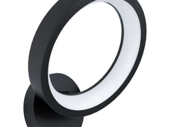 Φωτιστικό Τοίχου-Απλίκα Led Margera-C 99028 Ble-Rgb/Cct 2700-6500K Black Eglo Μέταλλο,Πλαστικό