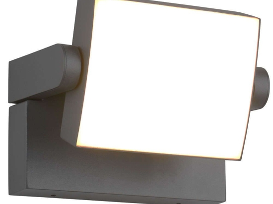 Φωτιστικό Τοίχου - Απλίκα Kansas 246860142 20x10cm Led 1000lm 10W Anthracite Trio Lighting