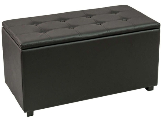 Σκαμπό - Μπαούλο Corben 257-000026 80x43x45cm Black