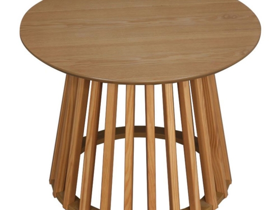 Τραπέζι Σαλονιού Domonic 260-000017 Φ60x45cm Natural