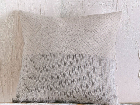 Μαξιλαροθήκη Διακοσμητική Ombre Beige Ρυθμός 40Χ40 Βαμβάκι-Πολυέστερ