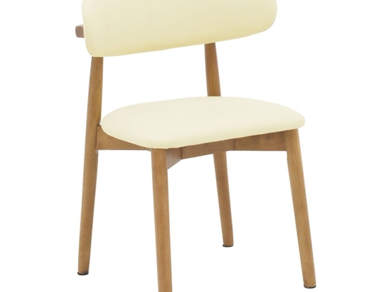 Καρέκλα Ubene 46x58x79cm Beige-Walnut