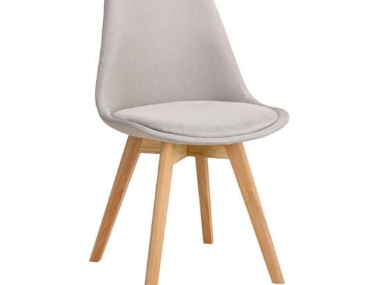 Καρέκλα Gaston 271-000015 56,5x43x83,5cm Natural-Beige