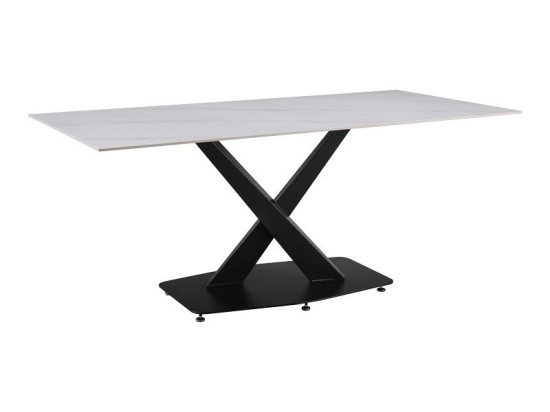 Τραπέζι Tafel 278-000017 Sintered Stone 180x90x76cm White Marble