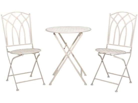 Τραπεζαρία Κήπου Gordon (Σετ 3Τμχ) 278-125-017 Beige 2 Θέσεων
