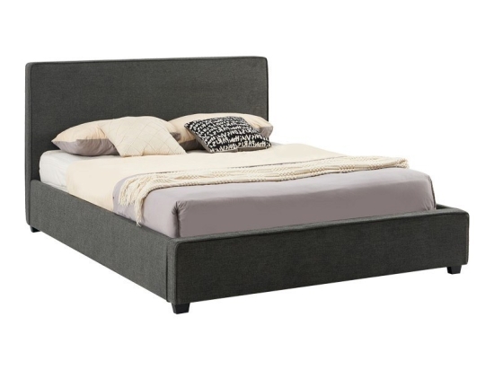 Κρεβάτι Bedka (Για Στρώμα 160x200cm) 279-000011 170x217x105cm Anthracite Διπλό