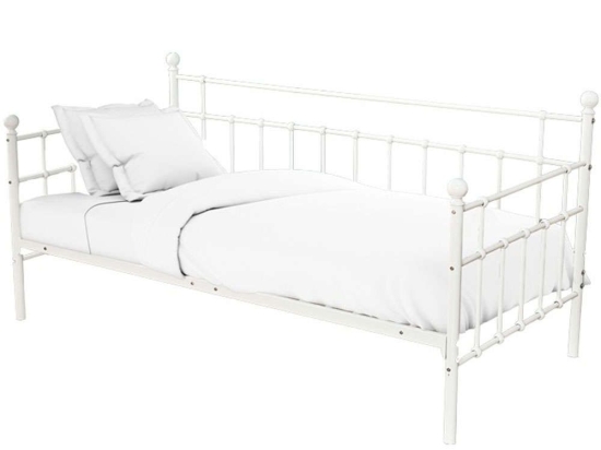 Κρεβάτι Havelock (Για Στρώμα 90x190cm) 285-000012 190x90x98cm White Μονό