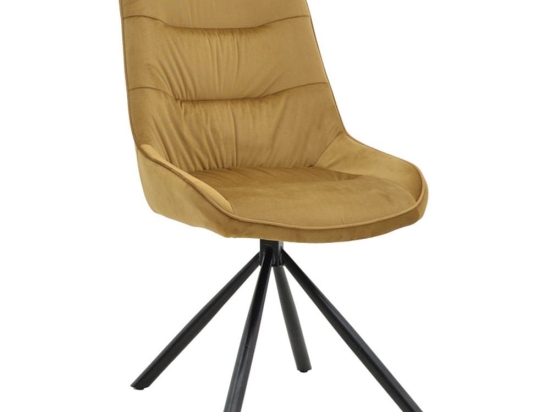 Καρέκλα Wori 48x56x82cm Brown-Black