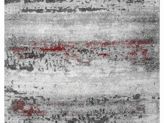 Χαλί Sky 22142-951 Grey-Red Merinos 160X230cm