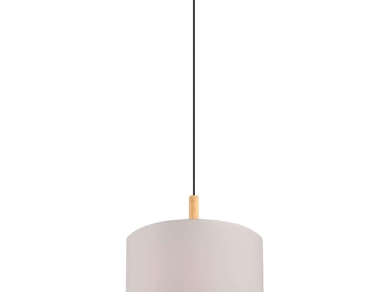 Φωτιστικό Οροφής Korba 301200101 1xE27 60W Φ40cm 150cm Natural-White Trio Lighting Ξύλο