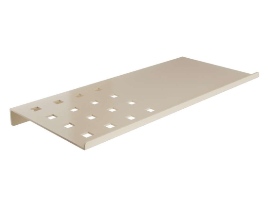 Ράφι Μπάνιου 3015-703 28x15x1cm Matte Ivory Pam&Co Ανοξείδωτο Ατσάλι