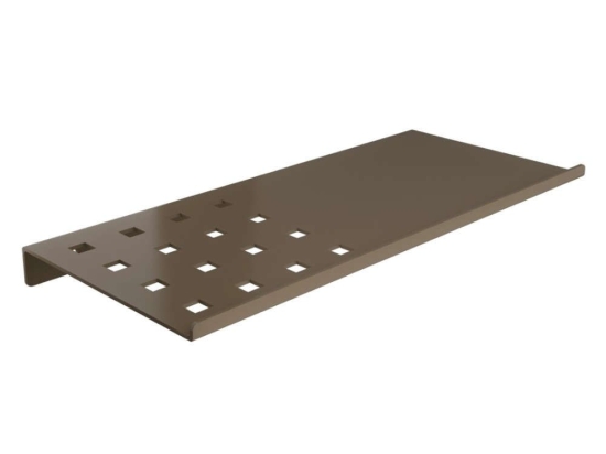 Ράφι Μπάνιου 3015-963 28x15x1cm Matte Light Bronze Pam&Co Ανοξείδωτο Ατσάλι