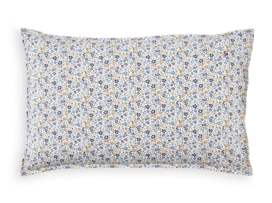Μαξιλαροθήκη Field 709234 Beige-Blue Tommy Hilfiger 50X80 100% Βαμβακερό Περκάλι
