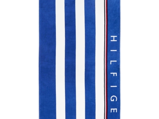Πετσέτα Θαλάσσης Zoom Abyss Tommy Hilfiger Θαλάσσης 90x160cm 100% Βαμβάκι