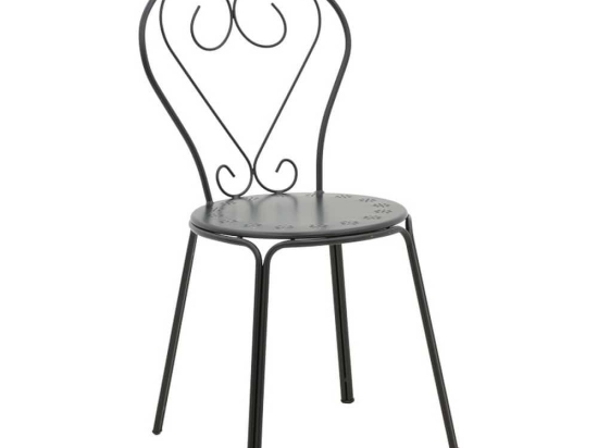 Καρέκλα Chari 308-000007 49x55x90cm Black
