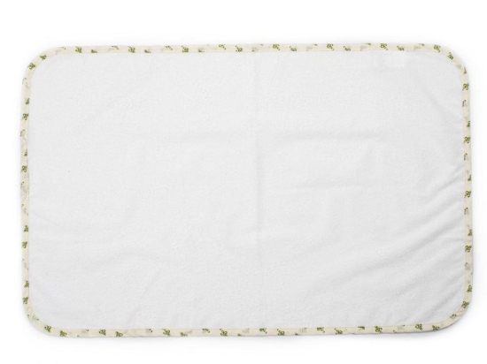 Σελτεδάκι Αδιάβροχο 62 50X80 White-Green DimCol 50x80cm 100% Βαμβάκι
