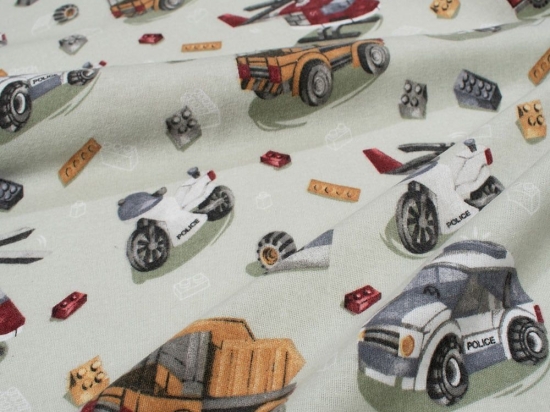 Πάνα Φανελένια Toys 47 Olive DimCol 80x80cm 100% Βαμβακερή Φανέλα