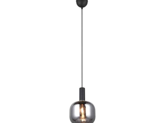 Φωτιστικό Οροφής Diva 319800132 20x150cm 1xE27 10W Chrome-Black Trio Lighting
