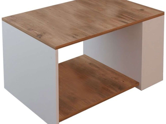Τραπέζι Σαλονιού Noil 321-000048 90x60x48cm Oak-White
