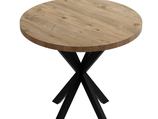 Τραπέζι Kalipso 321-000095 Φ70x75cm Natural-Black