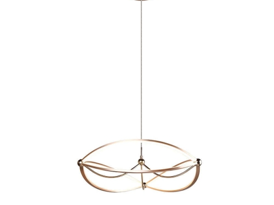 Φωτιστικό Οροφής Charivari 321210108 62x150cm 1xSMD 42W 5600lm 3000K Brass Trio Lighting