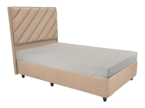 Κρεβάτι Tito (Για Στρώμα 120x200cm) 322-000024 Με Αποθηκευτικό Χώρο 121x211x131cm Light Brown Ημίδιπλο