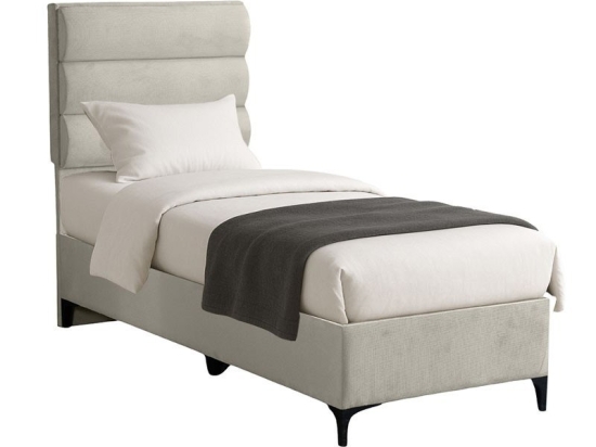 Κρεβάτι Limit (Για Στρώμα 90x200cm) 323-000025 93x200x125cm Cream Μονό