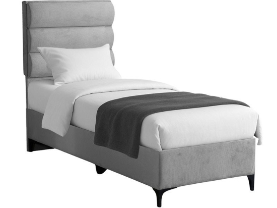 Κρεβάτι Limit (Για Στρώμα 90x200cm) 323-000026 93x200x125cm Grey Μονό