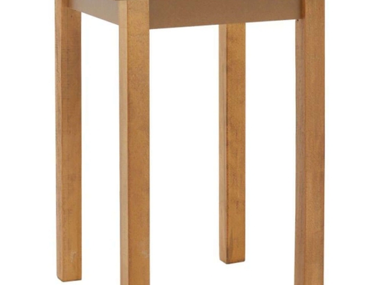 Τραπέζι Zolenio 325-000001 60x60x76cm Walnut Mdf,Ξύλο