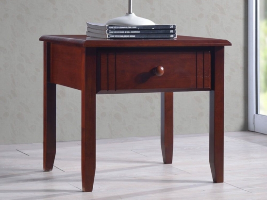 Κομοδίνο Juliene 330-000017 50x44x46cm Walnut