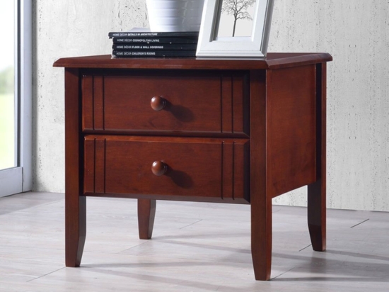 Κομοδίνο Juliene Ι 330-000018 50x44x46cm Walnut