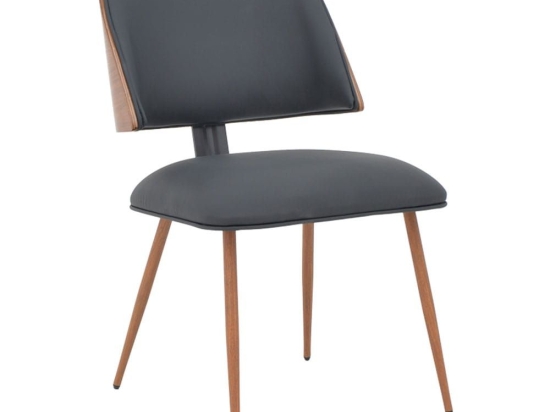 Καρέκλα Ubane 332-000002 53x62,5x85cm Black-Walnut
